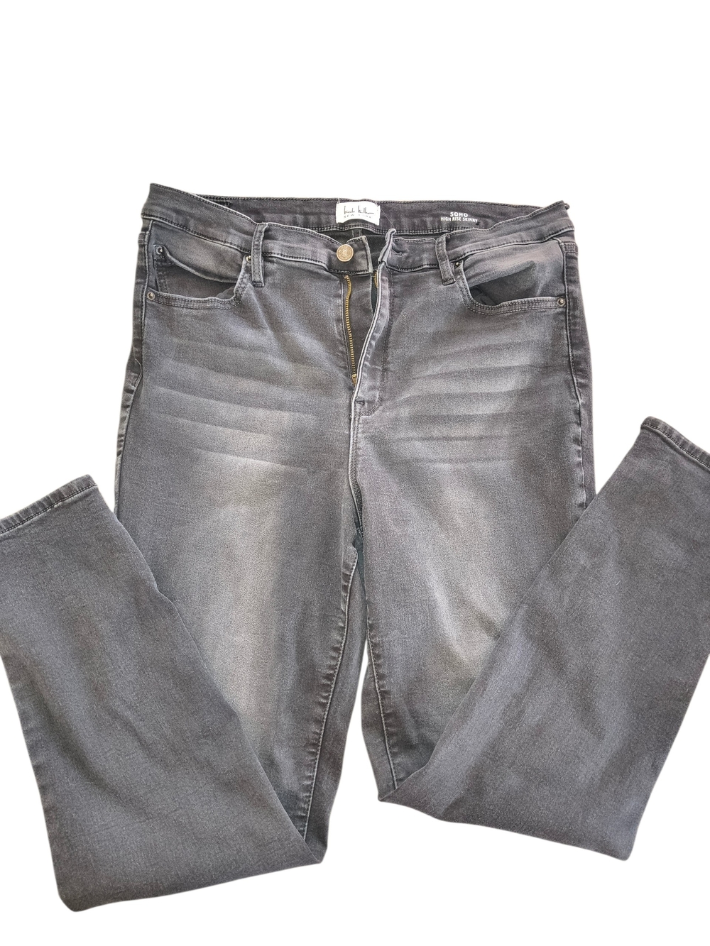 Soho Women's Skinny Jeans - Gray Wash